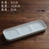 梅花小碟长条底碟 商品图0