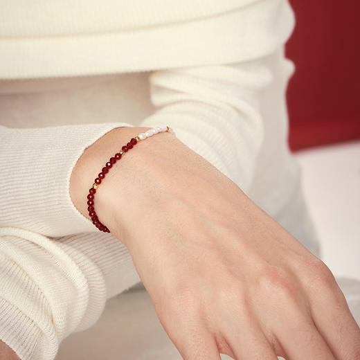 ARSIS｜新年系列 鸿运红玛瑙拼接手链 商品图2