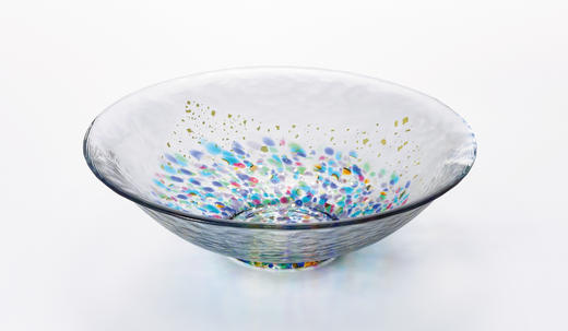 日本进口津轻水晶手工甜品碗（琥珀色） 商品图5