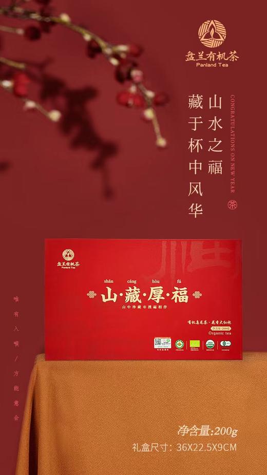 有机大红袍 【高山乌龙茶 岩茶】山藏厚福礼盒200g 商品图2