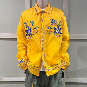 KHOKI  Cross stitch jacket 土耳其十字绣复古教练夹克外套