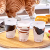 ADERIA猫爪杯2只玻璃杯水杯日本进口男女个性礼物情侣杯虎斑猫300+230ml 商品缩略图2