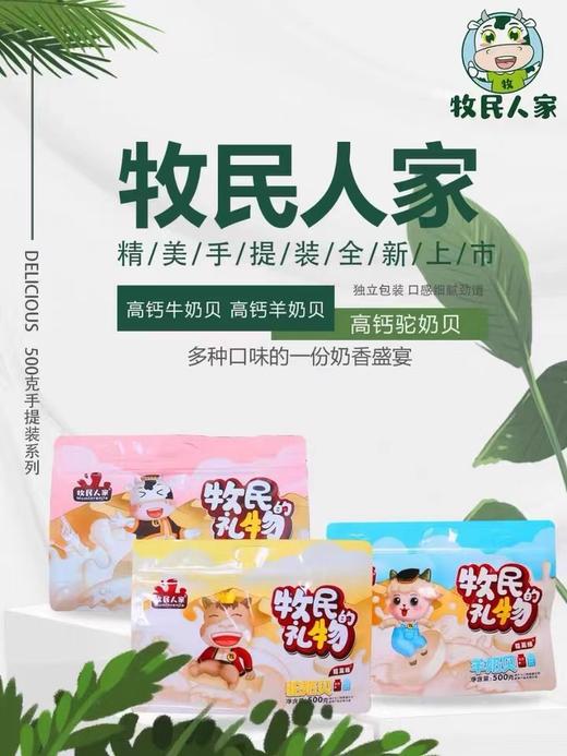 自营（疆晟缘）-新疆高钙牛奶贝无添加蔗糖500克手提装每一颗独立包装 商品图0