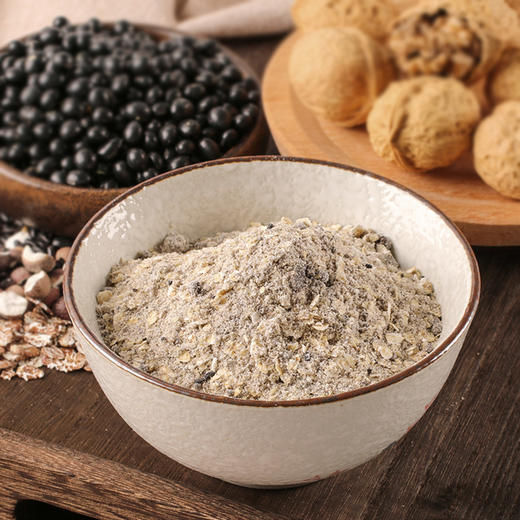 精力沛谷物胚芽代餐粉 黑芝麻核桃黑豆 红豆薏米 益生元奇亚籽 300g（30g*10袋）独立包装 商品图3