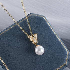 子佩集S925银珍珠吊坠【P1753】镀金(不含链)2401