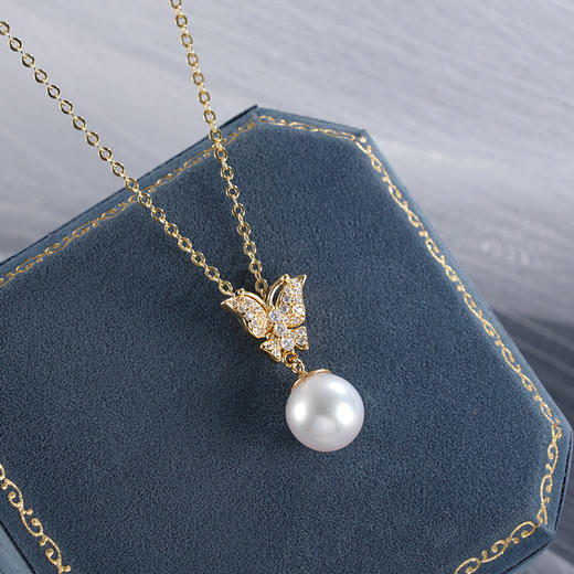 子佩集S925银珍珠吊坠【P1753】镀金(不含链)2401 商品图0