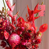 《龙行龘龘》富贵鸟大花蕙兰北美冬青牡丹菊红掌弗洛伊德新年插花 商品缩略图3
