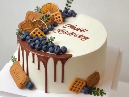 鲜果蓝莓蛋糕（100%动物奶油） 商品图0