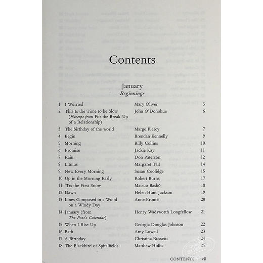 预售 【中商原版】365首人生诗 英文原版 365 Poems for Life Allie Esiri 现当代诗歌 每天一首振奋人心的诗 商品图3