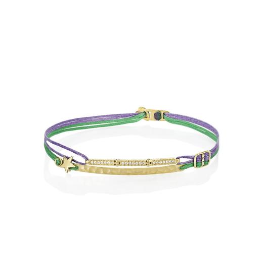 订购6周到｜CHRISTIANA KAFA-ZIMINIA-草绿色 薰衣草紫 手链［希腊设计师］ 商品图0