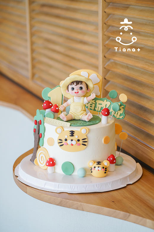 虎虎生威-老虎蛋糕-属虎蛋糕 商品图1