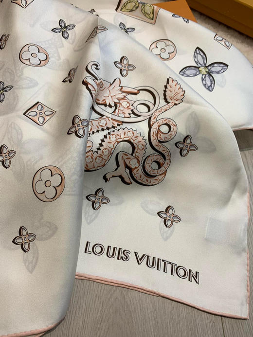 90丝巾。 红色 米色。自己备注 商品图5