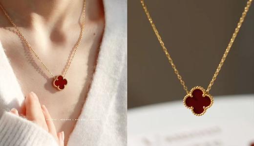 宏运五花四叶草手链 四叶草鸿运项链 耳钉  商品图6