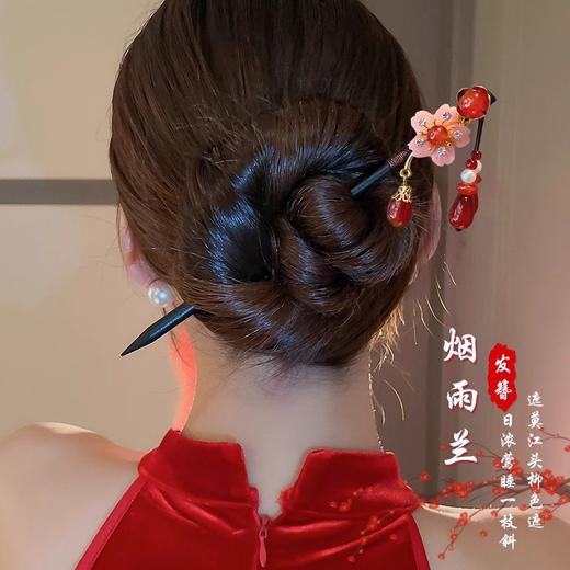 【新中式❗️古风高级感流苏发簪】盘发木簪子秋冬汉服头饰配饰盘发发钗 商品图1