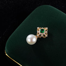 子佩集S925银珍珠吊坠【P1801】镀金(不含链)2401