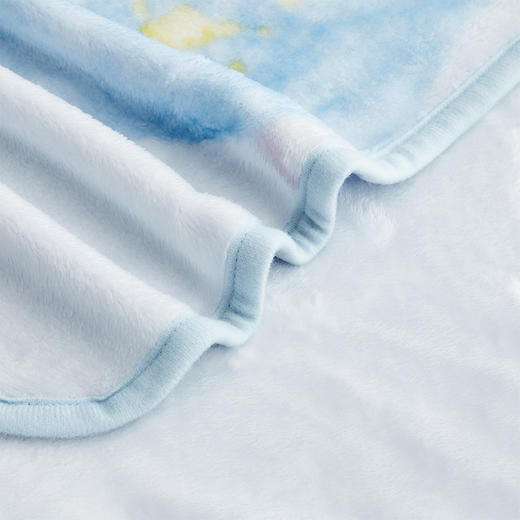 罗莱 法兰绒WD梦幻北欧临风听海彩绘迷宫盛世花开梦幻星空牛奶绒毯 浮生墨香法兰绒毯 150*200cm 商品图2