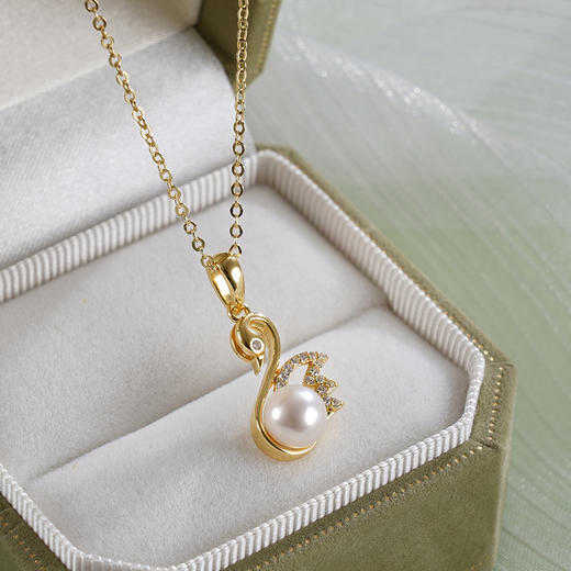 子佩集S925银珍珠吊坠【PM1599-XF】镀金(不含链)2401 商品图0