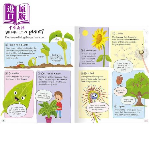 【中商原版】好奇的答案 植物 Curious Questions & Answers about The Plants 英文原版 儿童科普绘本知识百科自然科学读物 商品图1