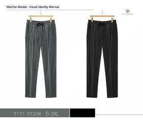 MARTIN WESTER男弹力细条免水洗灯芯绒休闲长裤11113133