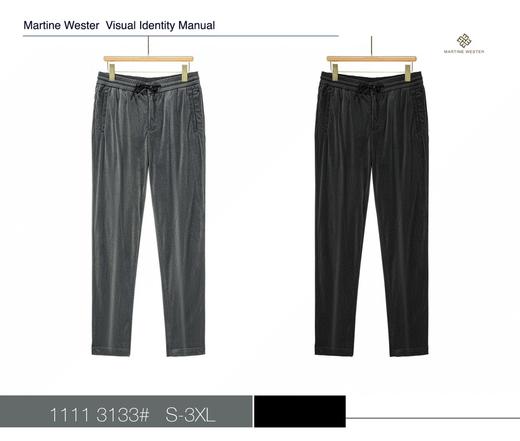 MARTIN WESTER男弹力细条免水洗灯芯绒休闲长裤11113133 商品图0