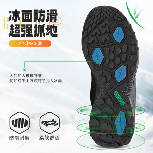 户外特工 防滑雪地靴 男女款 S13 商品图4