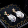 子佩集S925银珍珠耳钉【E4007-1】镀金巴洛克2401 商品缩略图2