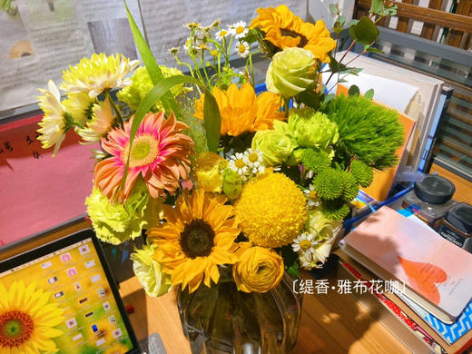 精选瓶花•【未来可期】向日葵森系〔下单新鲜搭配〕不加花瓶 商品图2