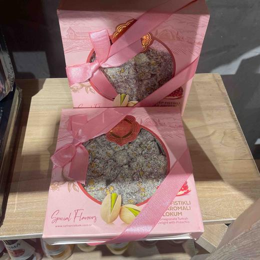 350g米舒番红花城开心果石榴味土耳其软糖-Delüx MixedTurkish Delight with Pistachio and Pomegranate Flavoured 350 gr 商品图0