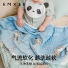【洗浴用品】嫚熙儿童浴巾新生儿纱布浴巾加大宝宝洗澡抱被裹巾120*120 商品缩略图2