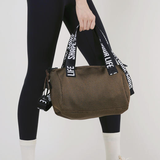 【趁早文创】趁早运动随行迷你网布包美拉德通勤便携斜挎手拎mini小肩包内置隔层收纳 商品图7