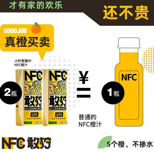 【斌哥优选】100%NFC橙汁，不加水不加糖，不含添加剂，一瓶五颗橙，两种包装随机发货 商品图3