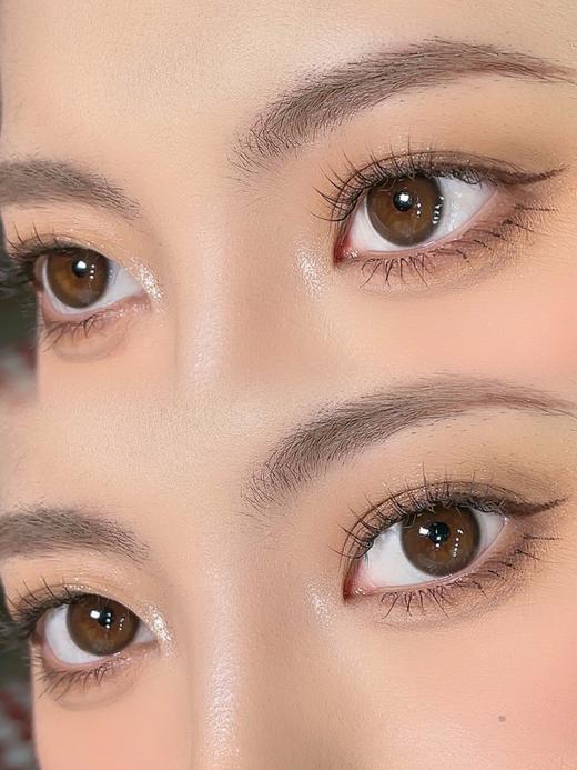 utoocon月抛 棉花糖咖啡棕 14.0mm 含硅水凝胶 超级自然  有同款年抛 商品图12