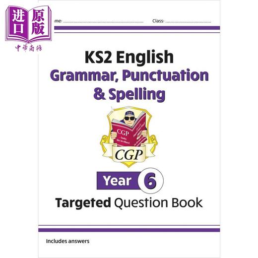 【中商原版】英国CGP KS2 English Targeted Question Book: Grammar, Punctuation & Spelling - Year 6 商品图0