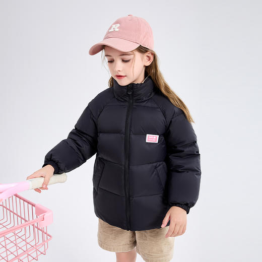 笛莎DESHA童装女童羽绒服2023冬季新款时尚款羽绒服 商品图3