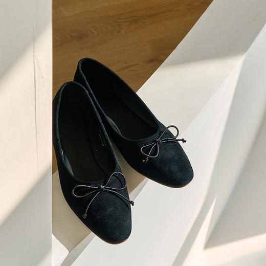 FAYTOBE 彩虹玛丽芭蕾鞋 丝绒羊皮 复古彩虹时髦 FAY2410101 商品图8