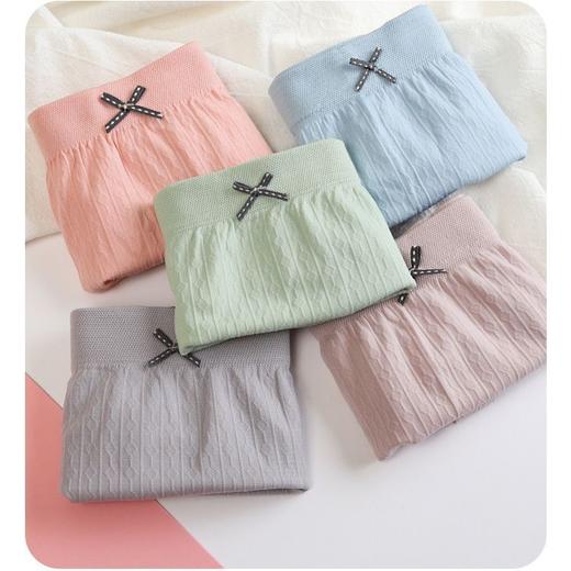 捡漏！29.9/盒【5条超值礼盒装】女人的温柔，藏在糖果色的三角裤。勇敢追求舒适，石墨烯抗菌技术，健康呵护私密！内裤女，高弹贴身，舒适无比，大码也能完美穿搭！ 商品图4