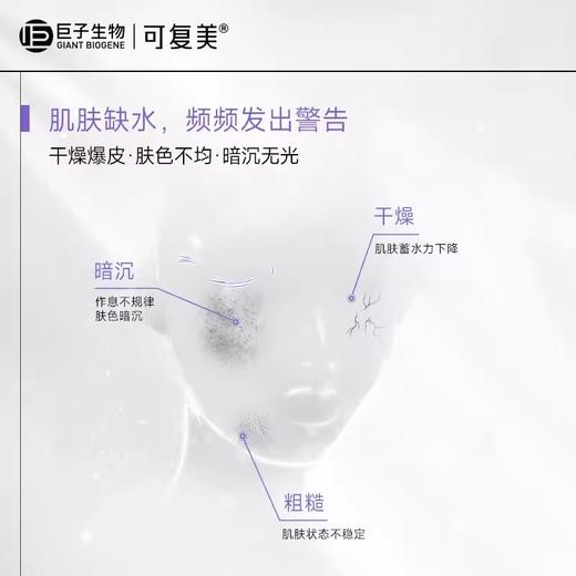 可复美透明质酸钠藻萃盈润保湿精华乳80ml/瓶（吨吨乳） 商品图1