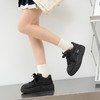 ZHR板鞋女2024春季新款复古简约潮流百搭软嘭厚底舒适面包休闲鞋 商品缩略图2