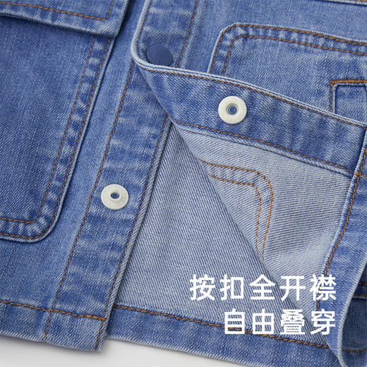 【商场同款】英氏童装牛仔马甲男宝春夏百搭背心马甲新款Z 商品图3