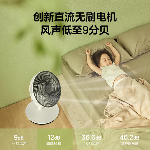 KEHEAL科西空气循环扇负离子净化电风扇轻音家用落地风扇智能变频节能办公室小型桌面台立两用R5（升级成R6发货） 商品图5