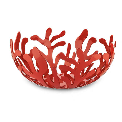 ALESSI/地中海珊瑚果篮客厅家用水果盘金属镂空创意装饰 商品图0