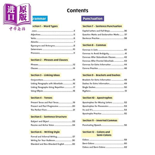 【中商原版】英国CGP KS2 English Targeted Question Book: Grammar, Punctuation & Spelling - Year 6 商品图1