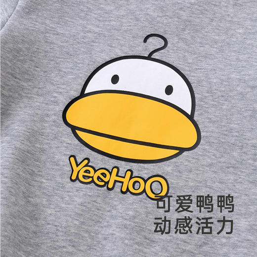 【IP联名】英氏儿童套装男童女童针织加绒卫衣套装秋季款YRABJ32032A YRABJ32033A 商品图3