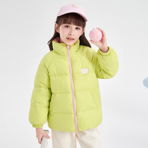 笛莎DESHA童装女童羽绒服2023冬季新款时尚款羽绒服 商品图1