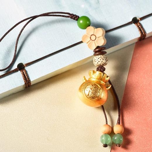 牛首山文创中国风国潮福袋钥匙扣创意挂件挂坠手机吊坠代代有福 商品图4