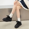 ZHR板鞋女2024春季新款复古简约潮流百搭软嘭厚底舒适面包休闲鞋 商品缩略图1