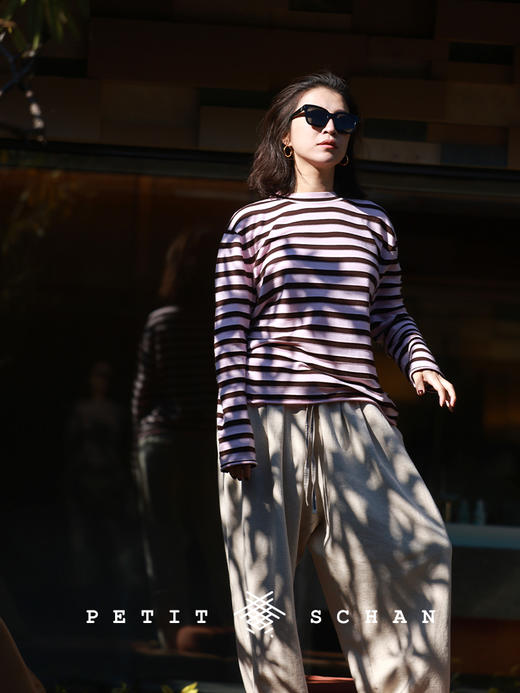 PETIT SCHAN小闪 CLO#428 usual mind 平常心 德国扬子纱100%美丽诺羊毛针织长袖套头针织衫 商品图7