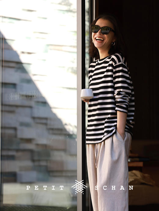 PETIT SCHAN小闪 CLO#428 usual mind 平常心 德国扬子纱100%美丽诺羊毛针织长袖套头针织衫 商品图9