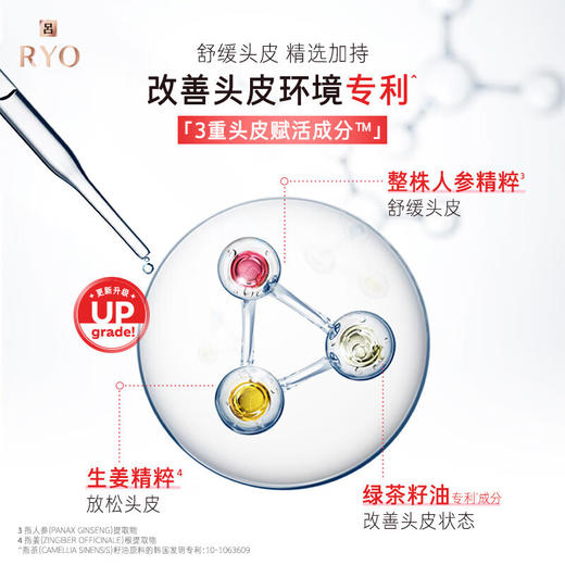 Ryo吕 新升级 含光耀护营润修护红吕洗发水 400ml/瓶 商品图3