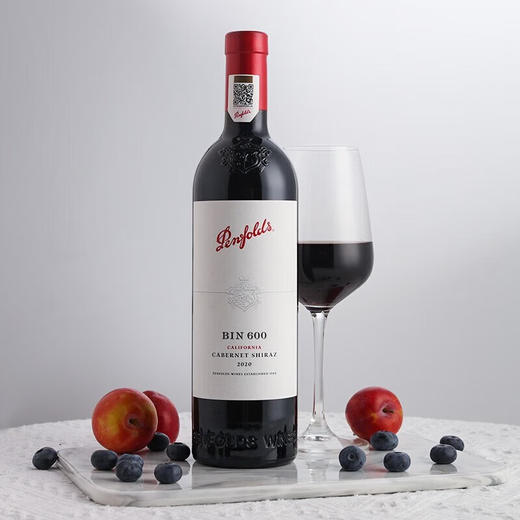奔富BIN600赤霞珠设拉子葡萄酒750ml/210017 赤霞珠设拉子红葡萄酒醒目的绯红色 商品图0